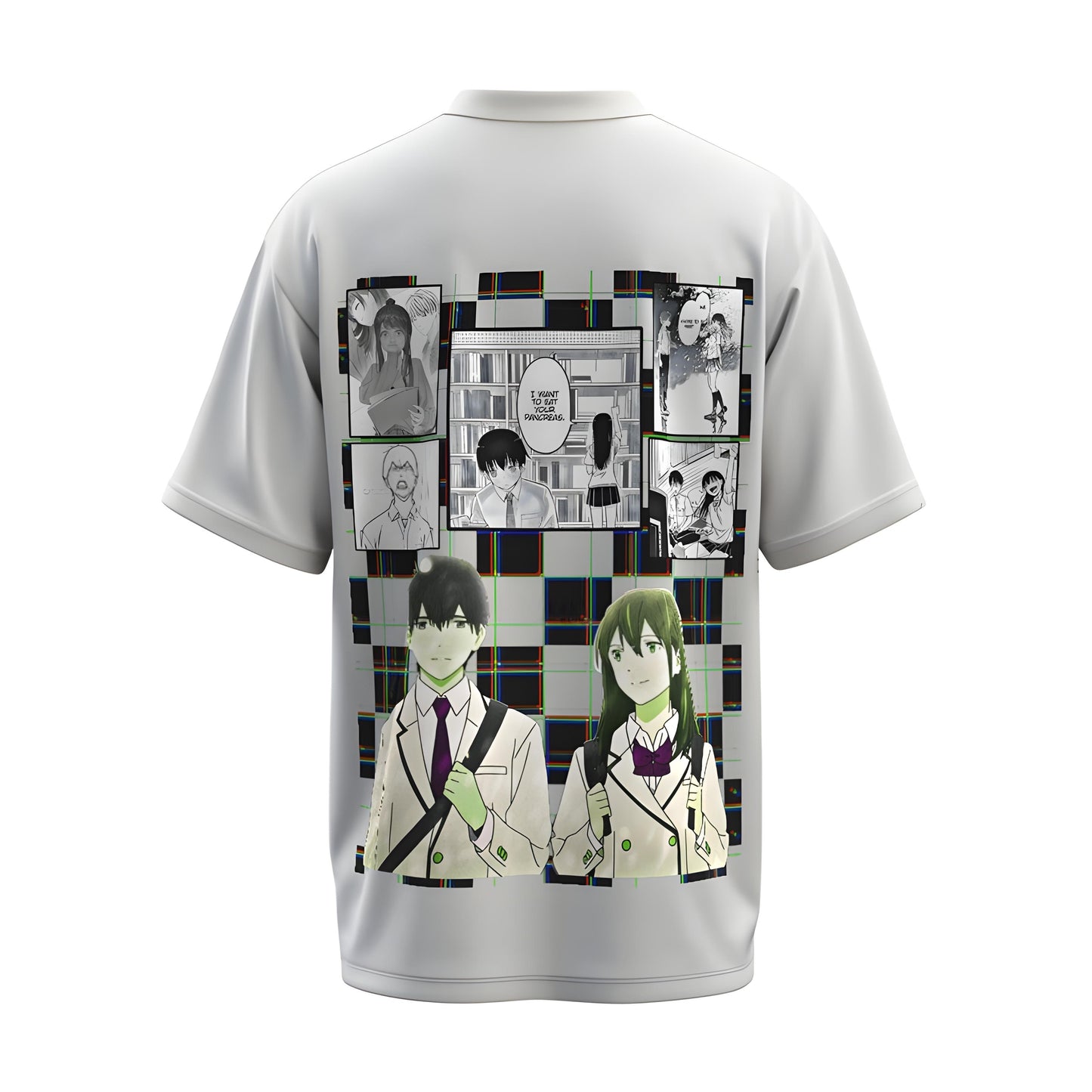 I Want To Eat Your Pancreas - Manga Panel Design - Oversized T-shirt