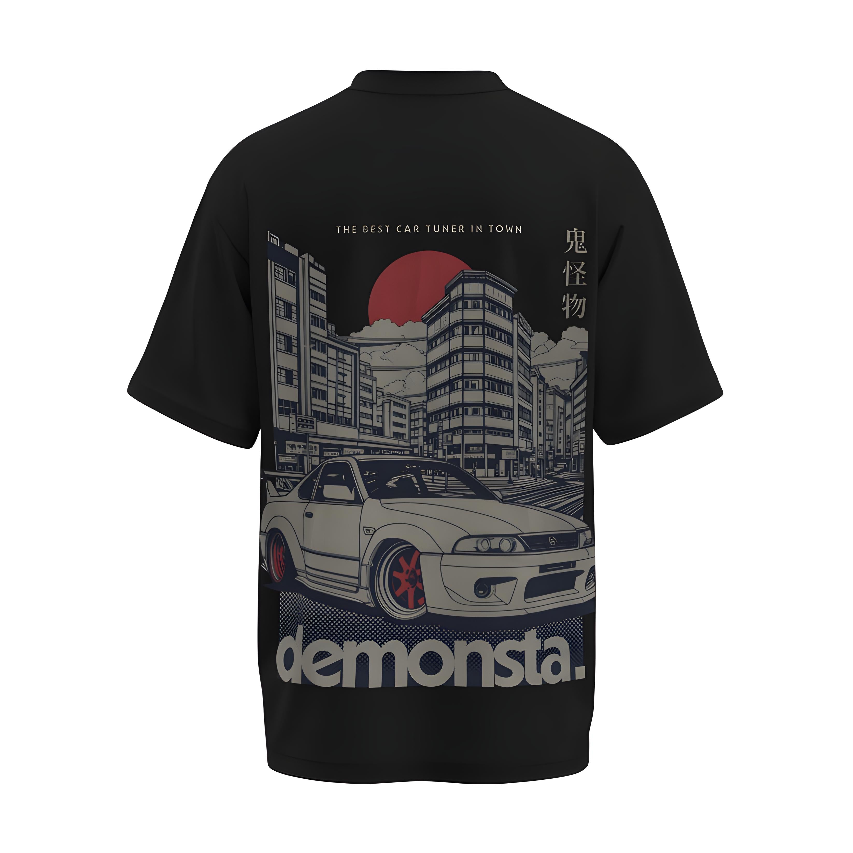 【COVERNAT】 Volume Car Graphic T-Shirt 커버낫 아치 08 로고 티셔츠 블랙 | COVERNAT | KREAM
