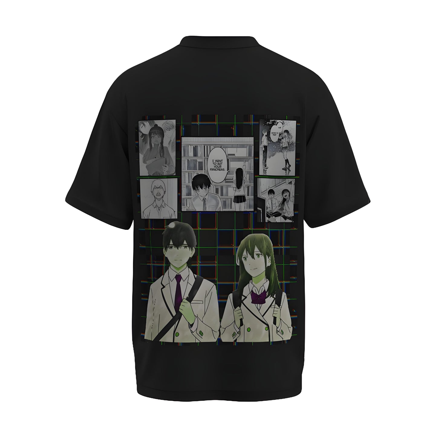 I Want To Eat Your Pancreas - Haruki Shiga and Sakura Yamauchi | Unisex Oversized T-shirt